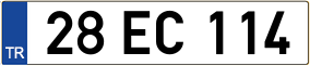 Truck License Plate